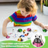 3-5, 52pcs Ladybug Self Correcting Alphabet Puzzle: Letter Matching Games for Toddlers Double-Sided Montessori ABC
