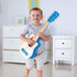 Hape Kid's Flame First Musical Guitar, Blue, Dimensions: L: 25.7, W: 2.4, H: 8.4 inch