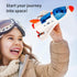 5-8 Wbzle Spaceship Shuttle Toy with Astronaut Figure - Fun Rocket Ship Space Toys for Kid, Space Toy for Boys Planet