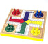 12 inches 2 1 1-4 Set Packed) AMEROUS Wooden Ludo Board Game - Snakes and Ladders, in Reversible, Players Family Dice
