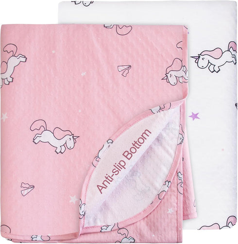 2 Pack 42 46 Splat Mat for Under High Chair, High Chair Mat for Floor, Waterproof Mat Washable for Arts and Crafts