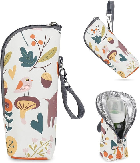 XIUOYN Portable Bottle Bag Travel Case with Insulated Designing Milk Organiser for and Outdoor Feeding Warmer Carry