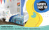 Set 4 Set Sunny Side Up On The Go Toddler Comforter - Piece Preschool Bedding Includes Comforter, Sheets & Pillow Cover