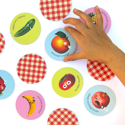 BlueMilk Moody Food by Chunky Deli - A New Twist on 6 Classic Card Games for Family Game Night