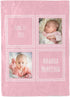 2 15 30"x40" inkArts Baby Girl Gifts Personalized Baby Blanket with Pictures Custom Baby Blankets Customized Receiving