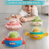 4PCS Press and Go Animal Toy Cars for Toddlers 1-3, Spaceship 1 Year Old Boy Toys, First Birthday Gift for 1 Year Old