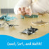 Learning Resources Ocean Animals - 50 Pieces Toddler Learning Toys for Ages 3+ - Perfect for Math Counters