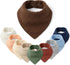 Mre & Moi Muslin Baby Bandana Bibs 100% Cotton, Soft & Absorbent