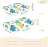 Bseiialft 52 28 Colorful Dinosaurs Rainbows Crib Sheets for Boys Girls Soft and Breathable Cotton Baby Sheets