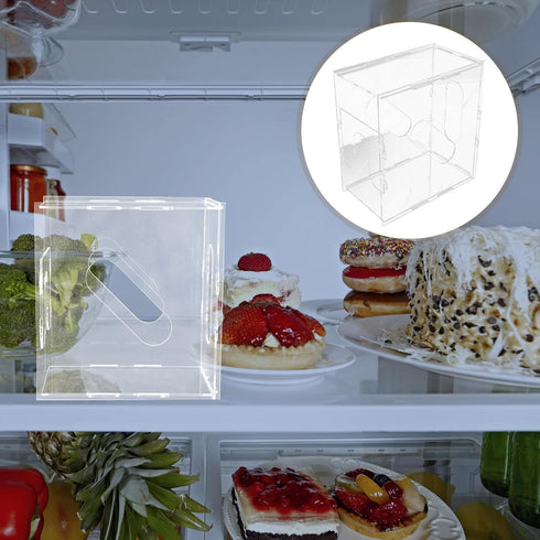 HEALSOPTHY Breastmilk Storage Bag Container Freezer Organizer for Nursing Moms Acrylic Fridge Breast Milk Storage Box