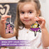 Yrinfay 3D Puffy Paint Kit for Kids - Magic Aqua Princess & Unicorn Puff Art - Foam Texture Painting Gifts for Girls