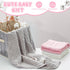 3 6 Preboun Pcs Muslin Baby Hooded Towels Cotton Absorbent Layers Cute Bath Toddler Towels for Newborn Kids Girl Infant