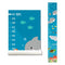 Ocean Wall Sticker Growth Chart for Kids - Height Chart Decal for Boys and Girls