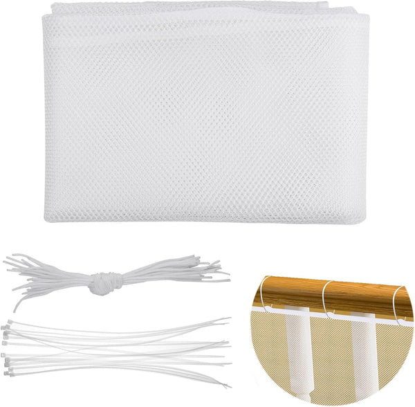 CM 3m Length Safety Rail Net, Stair Banister Net with Ropes for Stairs Fence Balcony