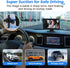 FEISIKE 4.3'' 150 360 5 Car Baby Camera, HD Infrared Night Vision Function Baby Car Camera Display, Backseat Camera