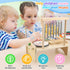 BCY hohipi Set,Baby Set Kids Drum Musical Instrument for Toddler,Wooden Xylophone for Toddlers with Baby Drum and Wind