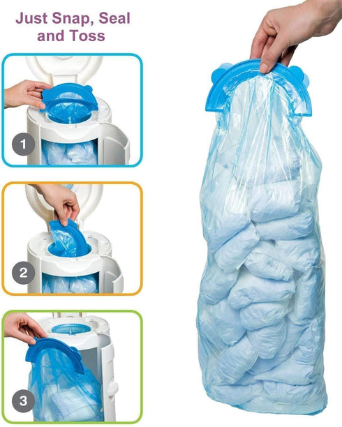 SYAOMUNLY Bags,34 1088 Counts Arm&Hammer Diaper Pail Refill Bags Holds Compatible with Diaper Pail Disposal