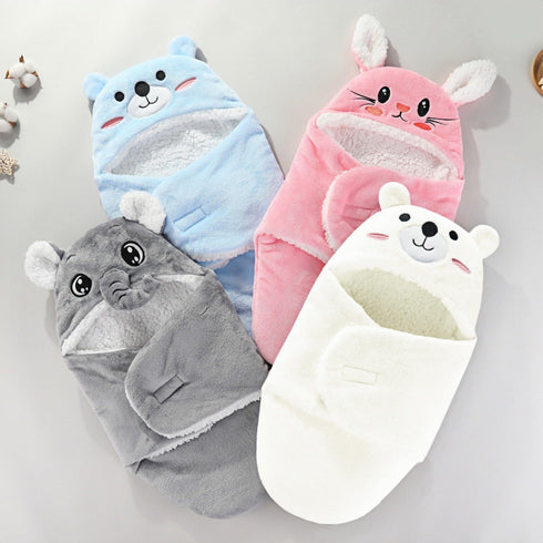 SEVDO 0-6 Swaddles for Newborns,Personalized Baby Sleep Sack,Infant Cute Plush Receiving Blanket Months for Girl Boy