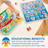 Battat Wooden Peg Puzzle, ABC Puzzle for Toddlers, Educational Wooden Toys for 2 Years +