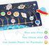 Movable Solar System Puzzle for Kids 3-6 - Wooden Space Toys for Preschool Learning Activities, Gift for Boys, Girls