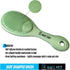 3 Piece Baby Hair Brush & Comb Set for Newborns - Soft Goat Bristle Brush, Silicone Bath Brush & Plastic Comb
