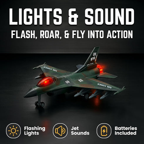 1:400 Pullback Diecast Fighter Jet Toy Military Falcon Replica Model - Scale Airplane Metal Alloy Aircraft Vehicle