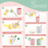 Set Set Sets 3-5 Lemonade Stand for Kids Tea Pretend Play Toys Tea Party Lemonade Stand Supplies No Assembly Required