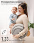 24"x16", Waterproof Peanut Baby Changing Pad, Foldable Travel On-the-Go for Dresser & Changing Table, Wipe-Clean PU