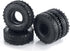 MOHERO 4PCS 1.0" Mud Grappler Rubber Tyre 62 * 22MM for Axial SCX24 90081 AXI00001 002 004 005 006 RC Crawler Car (A