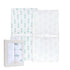 Changing Pad Cover - Cradle Sheets Fits Baby Mattress Sheet 36" X 18 - Unisex Grey Sage Diamond (2 Pack)