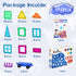 134PCS Set,Magnetic 3D Anbalulu Magnetic Building Tiles, Large Magnet Building Blocks, STEM Stacking Toys, Magnets Toy