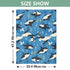 Mazeann Sea Orcas Blue Car Seat Cover Baby Breathable Soft Infant Carseat Covers Canopies Babies Carrier Covers
