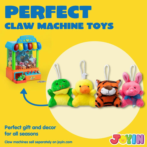 JOYIN 36 Pack Mini Animal Plush Toy Assortment (36 Units 3" Each), Bulk Stuffed Animals Party Favors for Kids