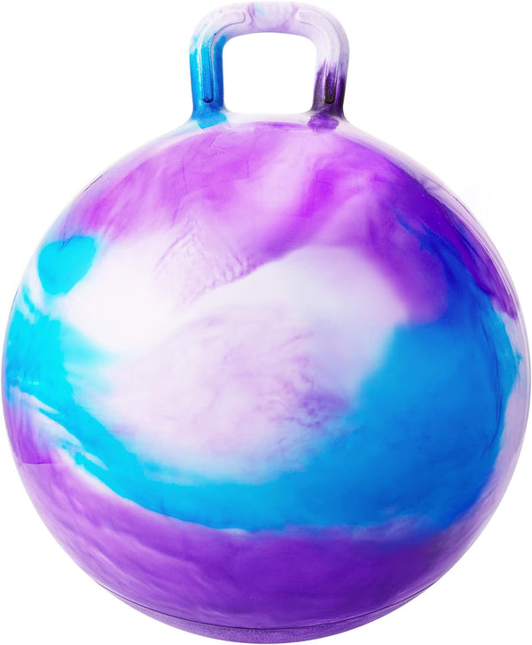 Hopper Balls for Kids 3-6 - 18 Inches Bouncy Ball with Handle, Inflatable Jumping Ball for Girls and Boys Gifts