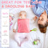 Hercicy 5 Pcs Unisex Toddler Baby Bibs, Full Coverage Terry Cloth with Snap Button for 2-4 Years Feeding