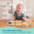 Counting 55 TOOKYLAND Peg Board Toddler Toys, Wooden Toys with Pegs, Wooden Math Manipulatives,Montessori Math