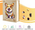 Wooden Puzzles for Adults, Clever Corgi Wooden Jigsaw Puzzles, Unique Animal Shape Wood Cut Puzzles