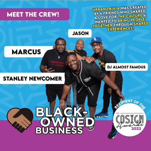 2nd Urban Trivia Game Edition - Card Game for The Culture! Fun Trivia on Black TV, Movies, Music, Sports, & Growing Up