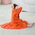 MICHLEY Animal Hooded Baby Towel Washcloth - Premium Cotton Bathrobe for Girls Boys 0-6T (Fox)