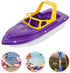 TOYANDONA Boat Bath Toy, Toddler Plastic Speed Boat for Fun and Educational Bath Time