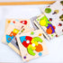 Wooden Vehicle Puzzles for 1-3 Years Old Boys Girls by SKYFIELD, Toddler Educational Developmental Toys