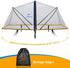 Orzbow Universal Mosquito Net for Stroller, Baby Bug Net with Two-Way Zippers, Portable Foldable Black