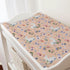 Watercolor Llama Boho Floral Leaves Baby Changing Pad Cover, Soft Breathable Fitted Diaper Changing Table Sheets Mats