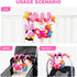 Jollybaby Baby Car Seat Stroller Toys, Plush Activity Hanging Spiral with Music Box for Babies (Pink)