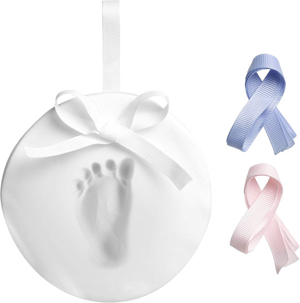 Pearhead My First Christmas Ornament Baby Handprint or Footprint Kit, DIY Clay Keepsake, Gift for New and Expecting