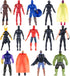 14 pcs Superhero Action Figures Set, 6.5-inch Collectible Models, Exclusive Toys for Kids