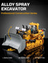 Bulldozer 11-Channel Dozer 2 1:20 3-12 Metal RC Toy for Kids Remote Control with Lights & Sounds, Rechargeable