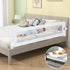 1 Pack, 71 Inch) HONEY JOY Bed Rail for Toddlers, Extra Long, Foldable Portable Swing Down Safety Bed Guard Rail