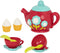 Battat Pretend Play Tea Set with Singing Teapot, Musical Toddler Toys, Cups & Saucers for 3 Years+