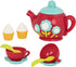 Battat Pretend Play Tea Set with Singing Teapot, Musical Toddler Toys, Cups & Saucers for 3 Years+